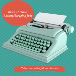 Weekly Work at Home Writing/Blogging Jobs