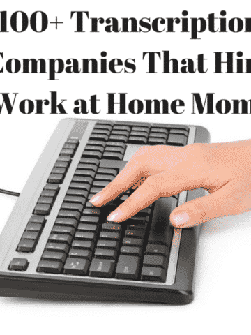 work at home transcription companies