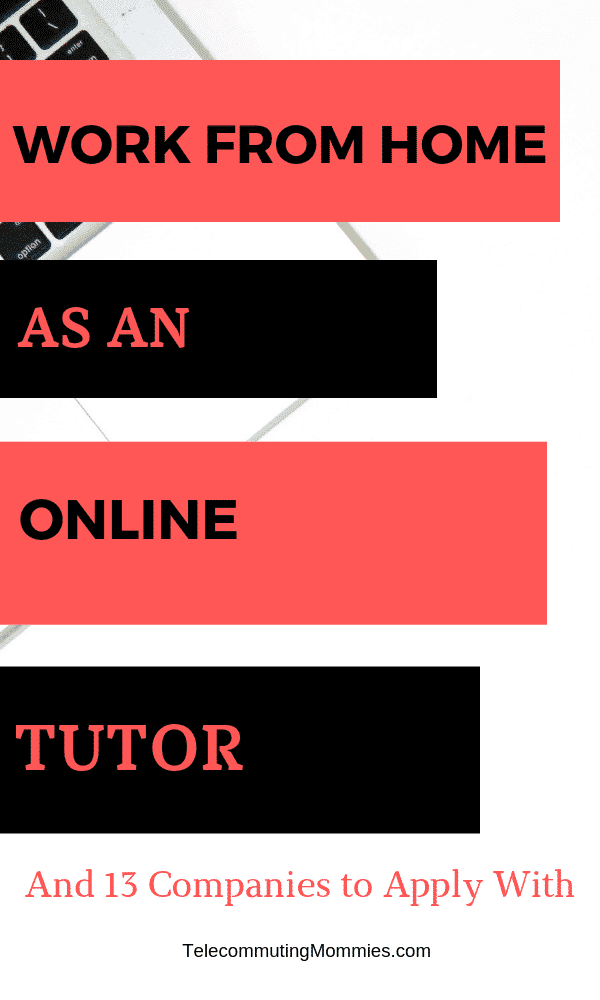 work at home as an online tutor