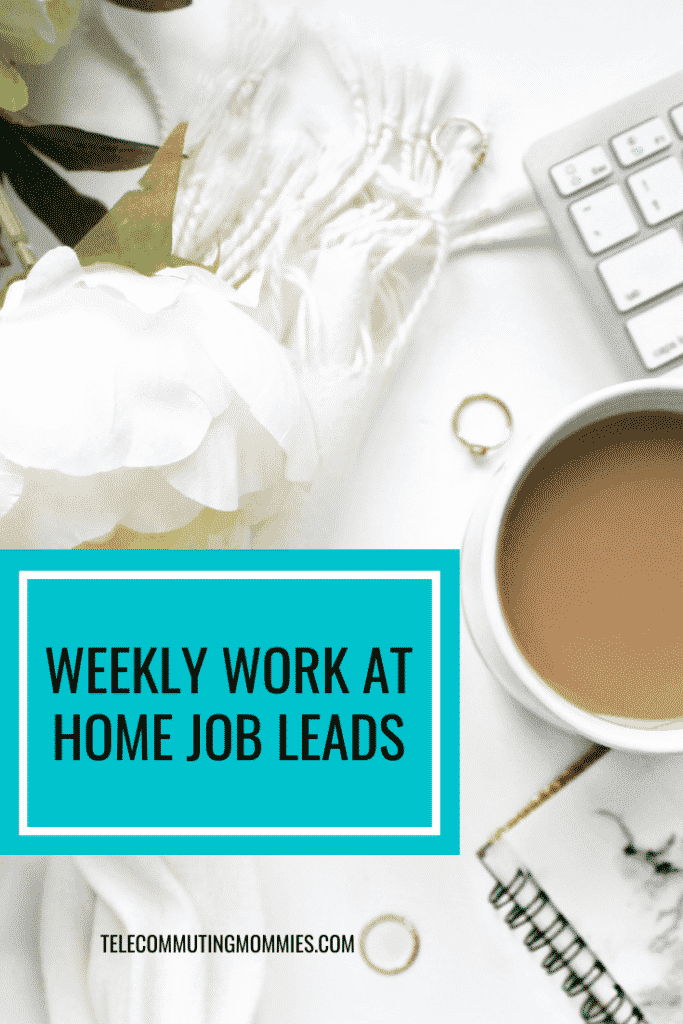 work at home job leads